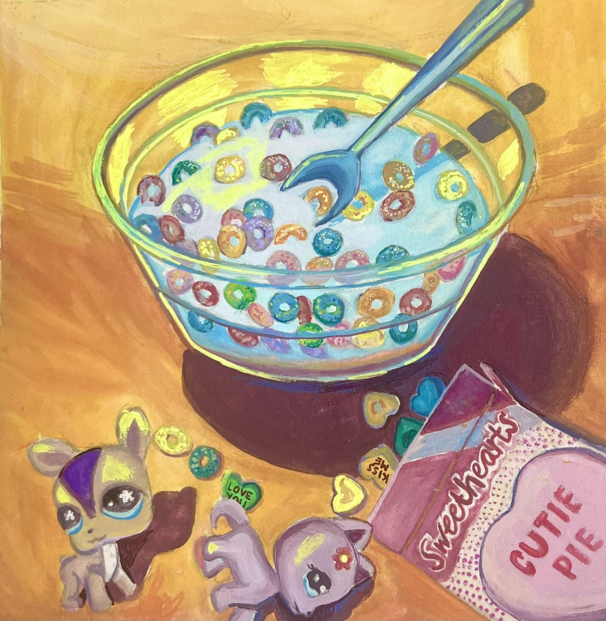 Morning Cereal Print by Parking Lot Bambi