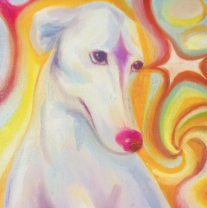 Ginger Cat Custom Pet Portrait Example