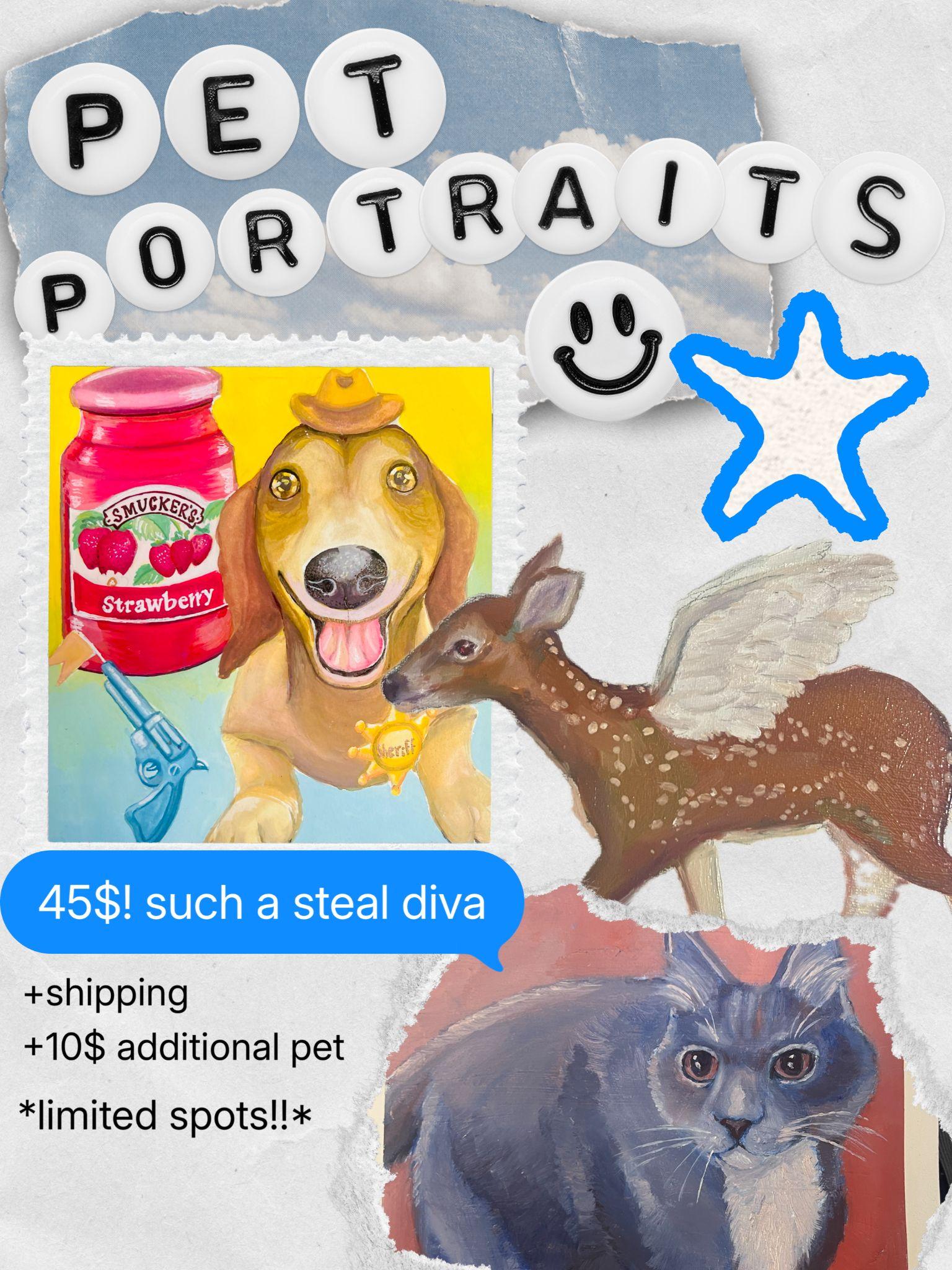 Pet Portraits by Lauren